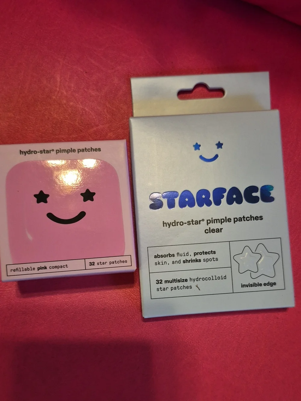 Hydro-Star Pimple Patches - Clear & Pink